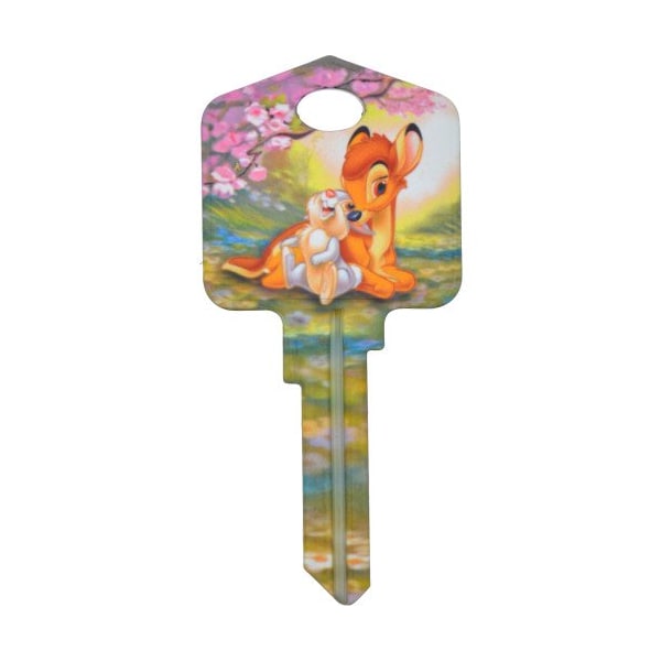 Hillman Disney Bambi and Thumper House Key Blank 66/97 KW1/KW10 Single For Kwikset and Titan Locks 87642 - main